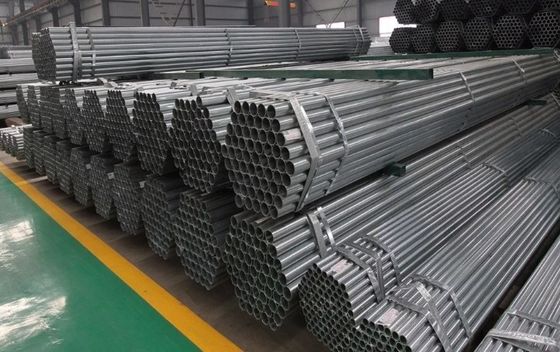 Độ dài tùy chỉnh Hdg Steel Pipe BS1387 / BS1139 Grade Galvanized