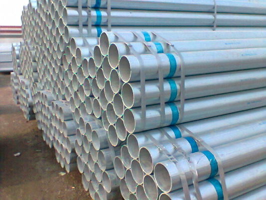 DIN STD 1.25 Inch Hot Dipped Galvanized Steel Pipe MTC ERW Round Tube 15mm Dia